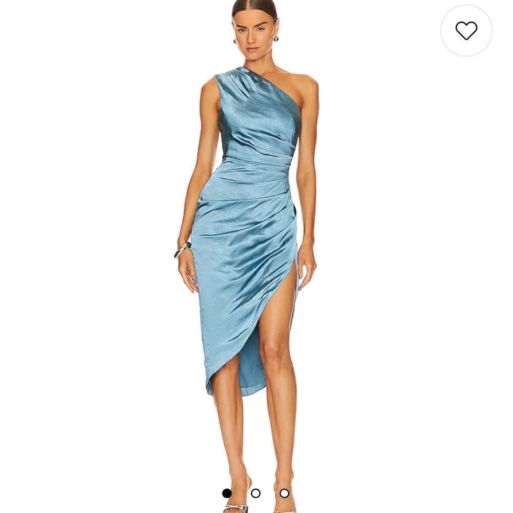NWT Elliatt CASSINI DRESS CADET BLUE Revolve XXL